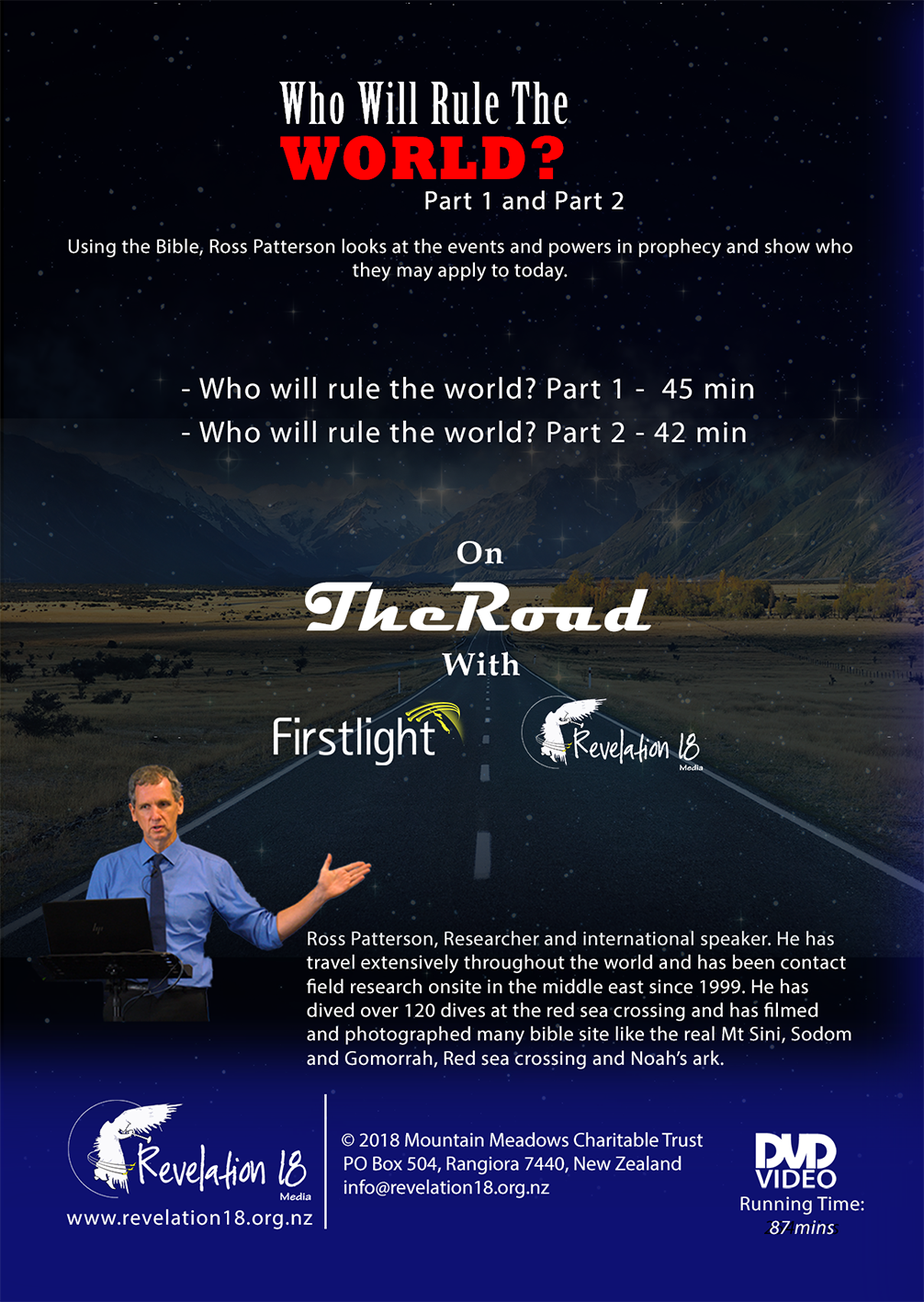 Ross Patterson - Who Will Rule The World - DVD - Paper Sleeve